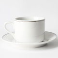 European pastoral small luxury bone coffee cup